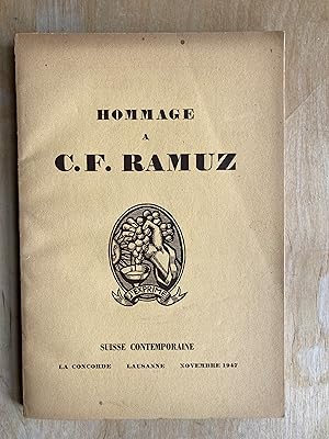 Seller image for Hommage  C.F. Ramuz for sale by ShepherdsBook