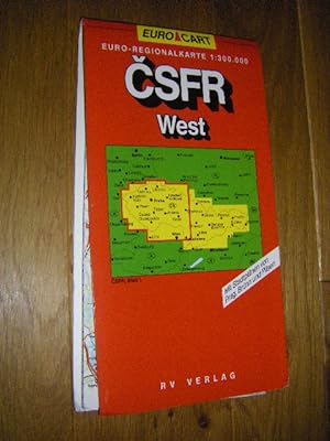 Euro-Regionalkarte. CSFR West. 1:300.000