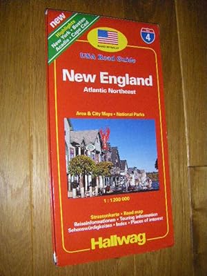 Immagine del venditore per USA Road Guide No. 4: New England. Atlantic Northeast. 1:1200000 venduto da Versandantiquariat Rainer Kocherscheidt