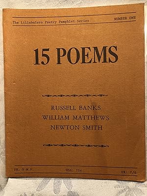 Seller image for 15 Poems for sale by CTM Books & Antiques