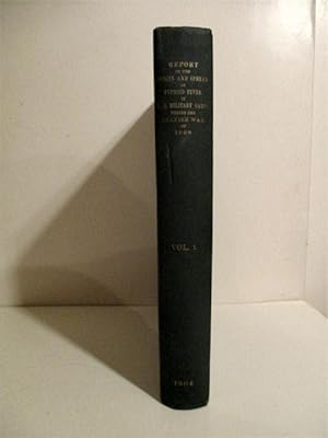 Image du vendeur pour Report on the Origin and Spread of Typhoid Fever in U. S. Military Camps During the Spanish War of 1898. Vol. I. mis en vente par Military Books