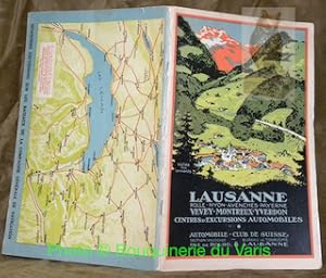 Seller image for Lausanne, Rolle, Nyon, Avenches, Payerne, Vevey, Montreux, Yverdon. Centres d'excursions automobiles. 2me Edition. for sale by Bouquinerie du Varis