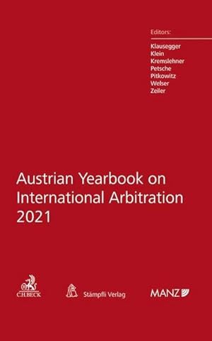 Seller image for Austrian Yearbook on International Arbitration 2021 for sale by AHA-BUCH GmbH