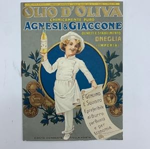 Olio d'oliva chimicamente puro Agnesi & Giaccone (brochure pubblicitaria)