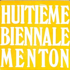 Huitie'me Biennale Internationale de Menton