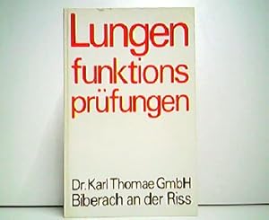 Bild des Verkufers fr Lungenfunktionsprfungen. zum Verkauf von Antiquariat Kirchheim