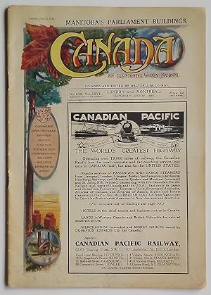 Canada: An Illustrated Weekly Journal, No. 863, Vol. LXVII, July 22, 1922