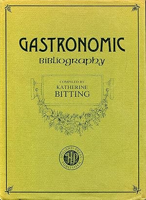 Gastronomic Bibliography
