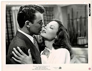 A VINTAGE PUBLICITY PHOTOGRAPH of the Glamorous Hollywood Movie Star GENE TIERNEY with CORNELL WI...