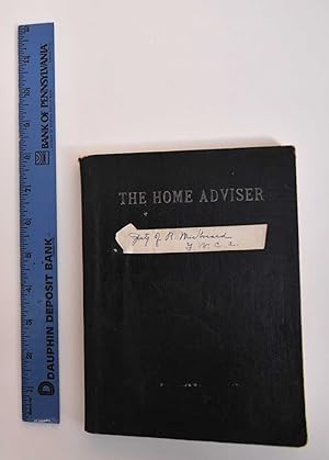 Image du vendeur pour The Home Adviser : Dedicated to the Sunday School Building Fund mis en vente par Mullen Books, ABAA
