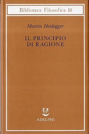Image du vendeur pour Il principio di ragione mis en vente par Messinissa libri