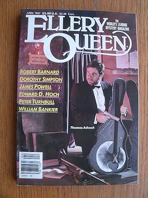 Bild des Verkufers fr Ellery Queen Mystery Magazine April 1987 zum Verkauf von Scene of the Crime, ABAC, IOBA