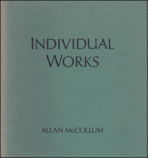 Immagine del venditore per Individual Works venduto da Specific Object / David Platzker