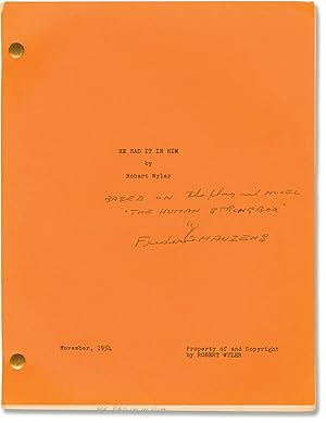 Seller image for He Had It In Him (Original treatment script for an unproduced film) for sale by Royal Books, Inc., ABAA