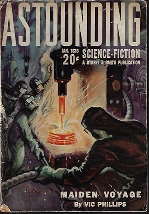 Immagine del venditore per ASTOUNDING Science Fiction: January, Jan. 1939 venduto da Books from the Crypt