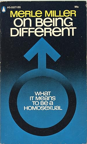 Imagen del vendedor de On Being Different: What It Means to Be A Homosexual a la venta por Book 'Em