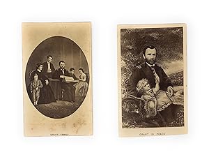Circa 1870s Pair of Ulysses S. Grant CDV Cards