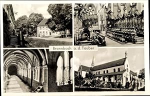 Seller image for Ansichtskarte / Postkarte Bronnbach Reicholzheim Wertheim im Main Tauber Kreis, Inneres der Kirche for sale by akpool GmbH