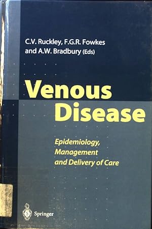 Bild des Verkufers fr Venous Disease: Epidemiology, Management and Delivery of Care; zum Verkauf von books4less (Versandantiquariat Petra Gros GmbH & Co. KG)