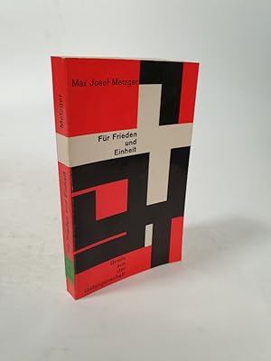 Seller image for Fr Frieden und Einheit. Briefe aus der Gefangenschaft. 3. Auflage for sale by Antiquariat Bookfarm