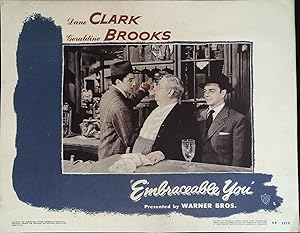 Embraceable You Lot of 7 Lobby Cards 1948 Dane Clark, Geraldine Brooks