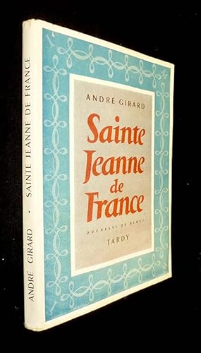 Bild des Verkufers fr Sainte Jeanne de France, duchesse de Berry zum Verkauf von Abraxas-libris