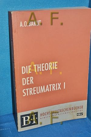 Immagine del venditore per Die Theorie der Streumatrix 1 (BI-Hochschultaschenbcher 438/438a) venduto da Antiquarische Fundgrube e.U.