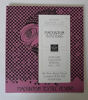 Immagine del venditore per Mackintosh Textile Designs. The Fine Art Society, London, 1982. venduto da Roe and Moore