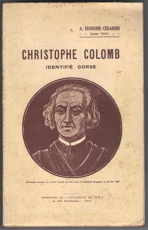 Christophe Colomb identifié corse par E. Edouine Cesarini épouse Paoli.