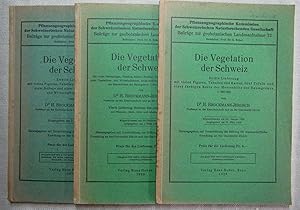 Image du vendeur pour Die Vegetation der Schweiz. Lieferungen 2, 3 und 4 (ohne 1. Lieferung). mis en vente par Antiquariat Hanfgarten