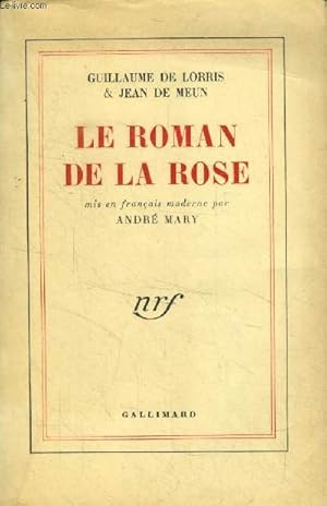 Bild des Verkufers fr Le roman de la rose zum Verkauf von Le-Livre