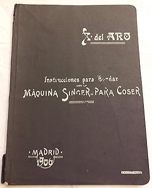 Seller image for Instrucciones para Bordar con la Mquina Singer para coser. for sale by Aaromadelibros