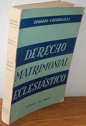 Seller image for DERECHO MATRIMONIAL ECLESISTICO for sale by EL RINCN ESCRITO