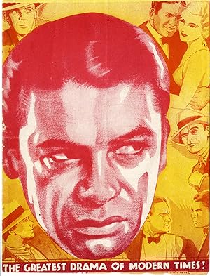 SCARFACE (1932) Promotional flyer