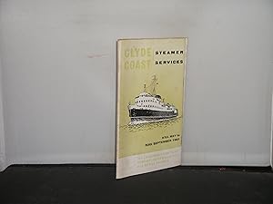 Clyde Coast Steamer Services 27th May until 30th September 1961