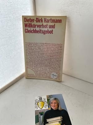 Bild des Verkufers fr Willkrverbot und Gleichheitsgebot zum Verkauf von Antiquariat Jochen Mohr -Books and Mohr-