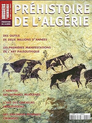 Bild des Verkufers fr Les Dossiers de l'archologie n 282, avril 2003 : Prhistoire de l'Algrie zum Verkauf von Librairie Archaion