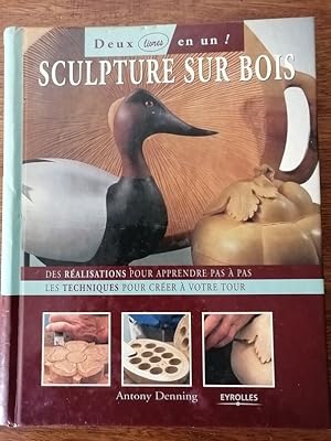 Sculpture sur bois Deux livres en un Des réalisations pour apprendre pas à pas Les techniques pou...