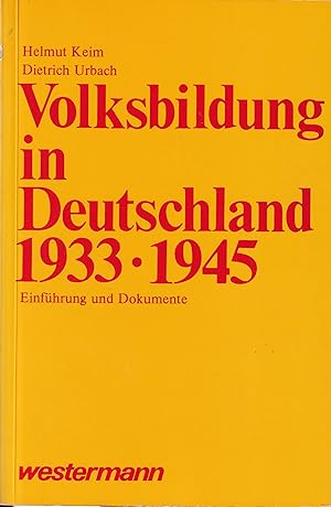 Volksbildung in Deutscheland 1933-1945