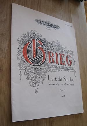 Bild des Verkufers fr Edition Peters Nr. 1269 - Grieg - Lyrische Stcke I Opus 12 zum Verkauf von Dipl.-Inform. Gerd Suelmann