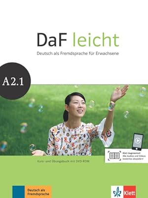 DaF leicht A2.1: Deutsch als Fremdsprache für Erwachsene. Kurs- und Übungsbuch mit DVD-ROM (DaF l...