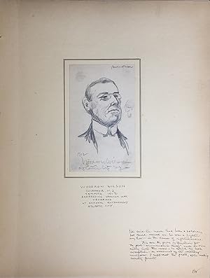 CELEBRITIES SKETCHED FROM LIFE: AN ALBUM CONTAINING 20 ORIGINAL SKETCHES BY BERNHARDT WALL