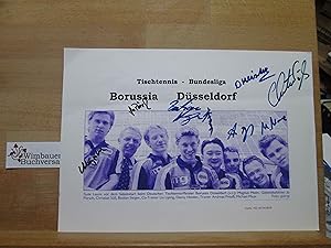 Seller image for 8 Original Autogramme Tischtennis Deutscher Meister 2003 /// Autograph signiert signed signee for sale by Antiquariat im Kaiserviertel | Wimbauer Buchversand