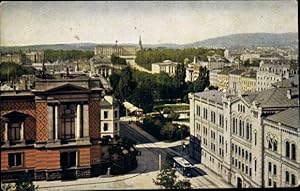 Bild des Verkufers fr Ansichtskarte / Postkarte Christiania Oslo Norwegen, Fra Athenaeum zum Verkauf von akpool GmbH