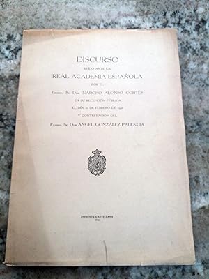 DISCURSO LEIDO ANTE LA REAL ACADEMIA ESPAÑOLA. 10 de Febrero de 1946
