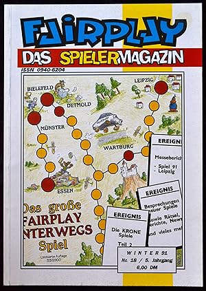 Immagine del venditore per Fairplay Das Spielermagazin Nr. 18 venduto da Alte Spiele  Modernes Spiele-Antiquariat