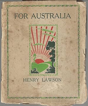 For Australia and Other Poems.