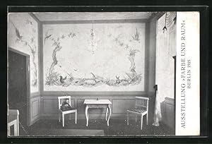 Bild des Verkufers fr Ansichtskarte Berlin, Ausstellung Farbe und Raum 1925, Kinderzimmer, Innenansicht zum Verkauf von Bartko-Reher
