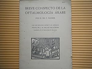 Imagen del vendedor de BREVE CONSPECTO DE LA OFTALMOLOGIA ARABE a la venta por TAHOE