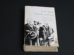 Nitti Francesco Saverio. Scritti politici. Laterza. 1959